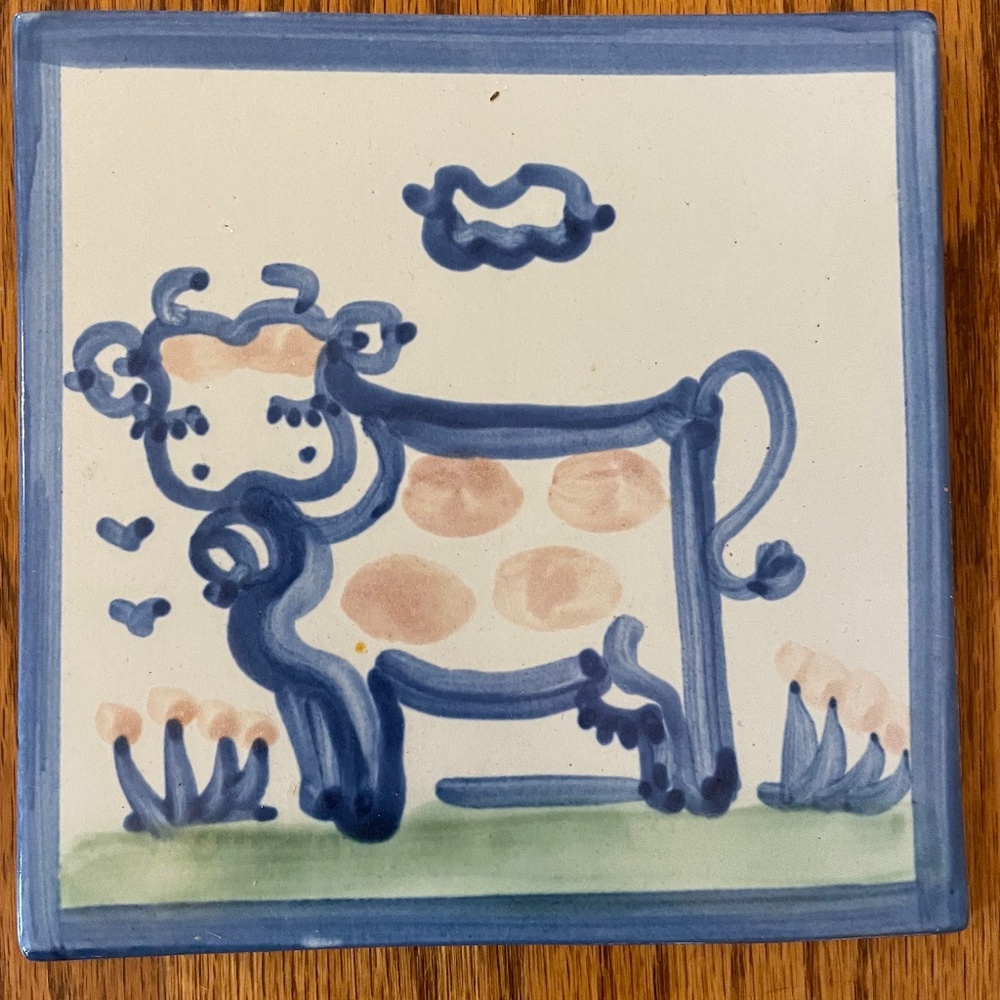 M.A. Hadley pottery tile
